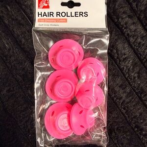 Pink Hair Rollers Set